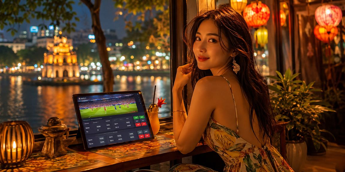 Người dùng tại Hà Nội trải nghiệm nền tảng giải trí f10 trên thiết bị di động tại quán cà phê